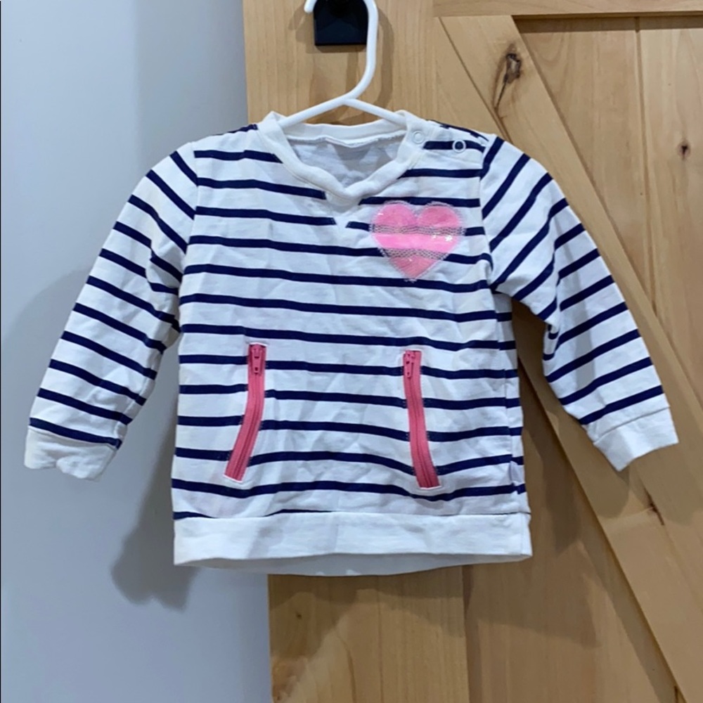 Rosie Pope sailor striped crewneck sweatshirt